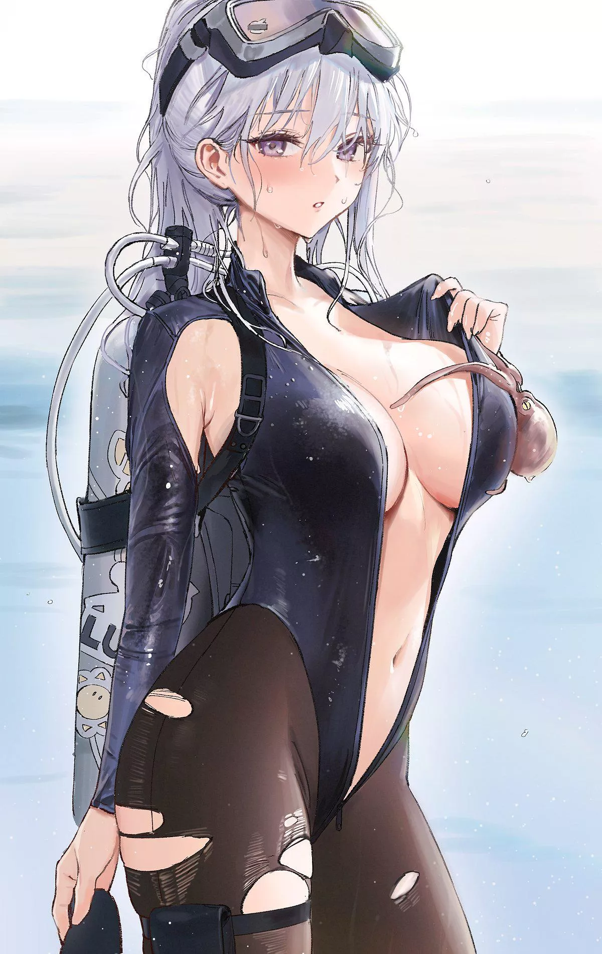 Diving swimsuit Enterprise [Azur Lane] posted by marxsander2016