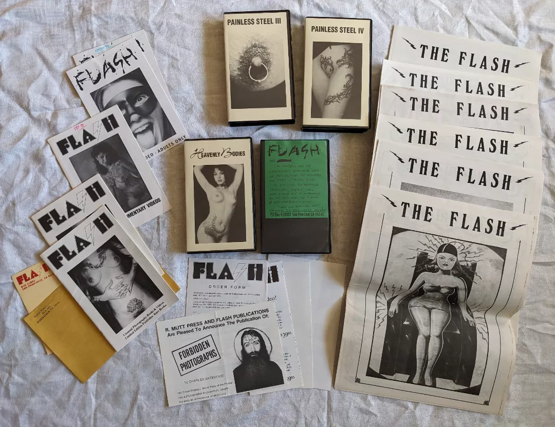 Flash Publications collection. posted by CafGardenWitch