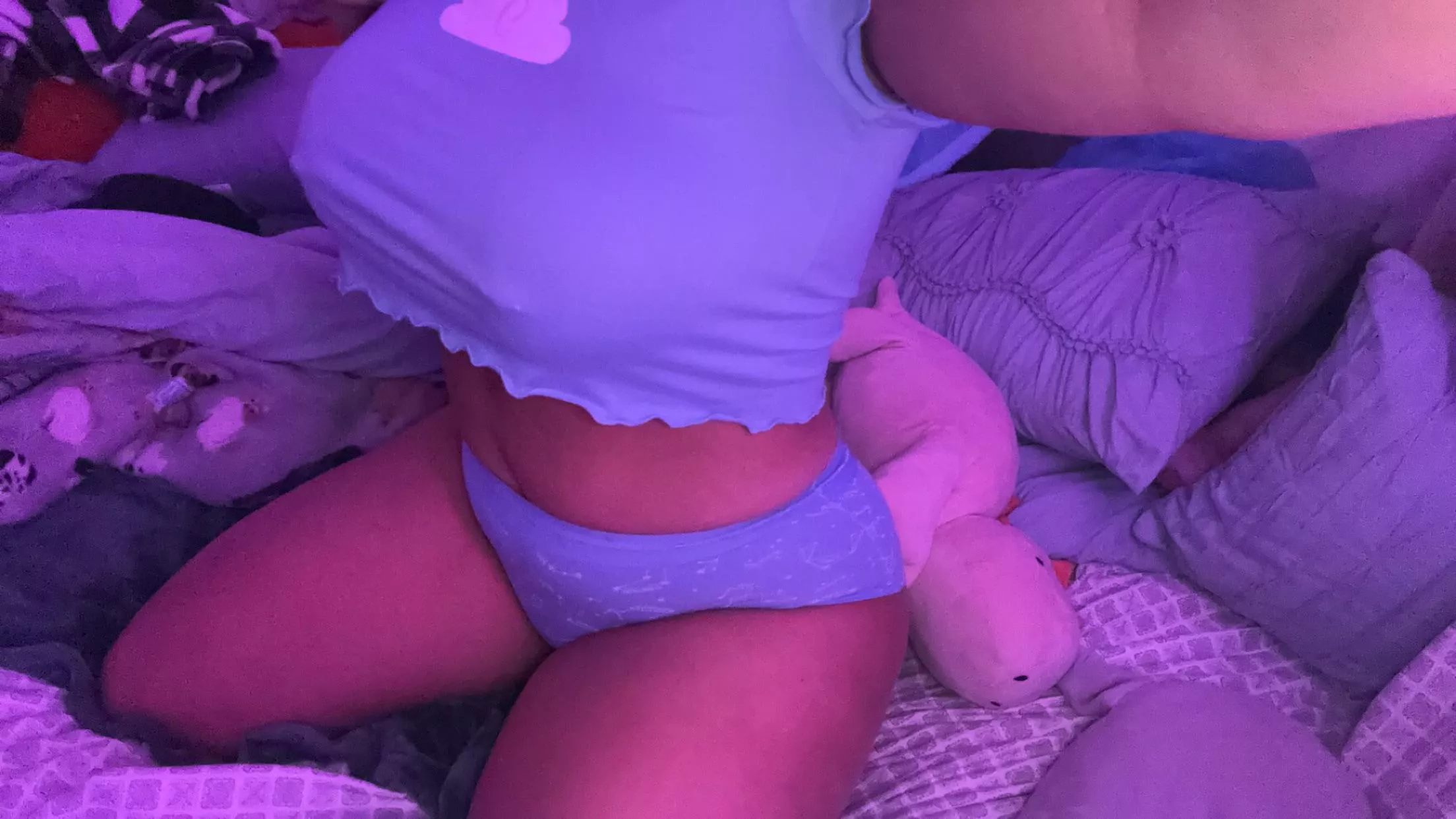 I love chilling in my bed with no pants on 😮‍💨 posted by MediumAd8252