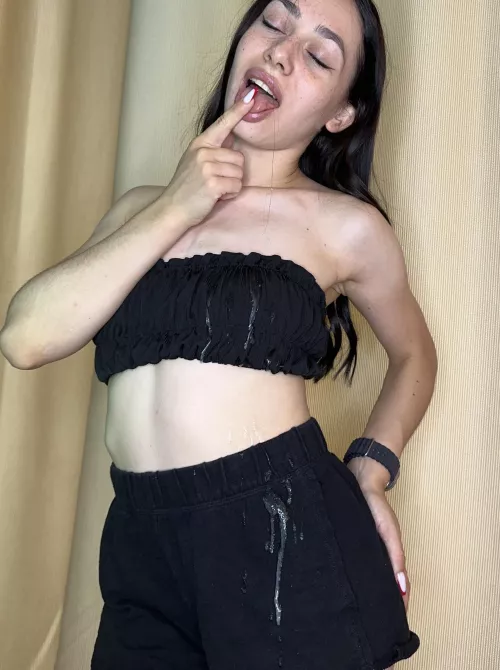 I love it when his cum gets on my clothes, oh by meledylove