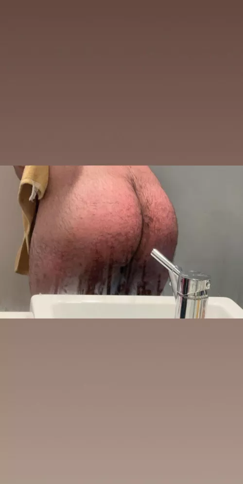 My Hairy ass after a shower  by Melbourneguy11111