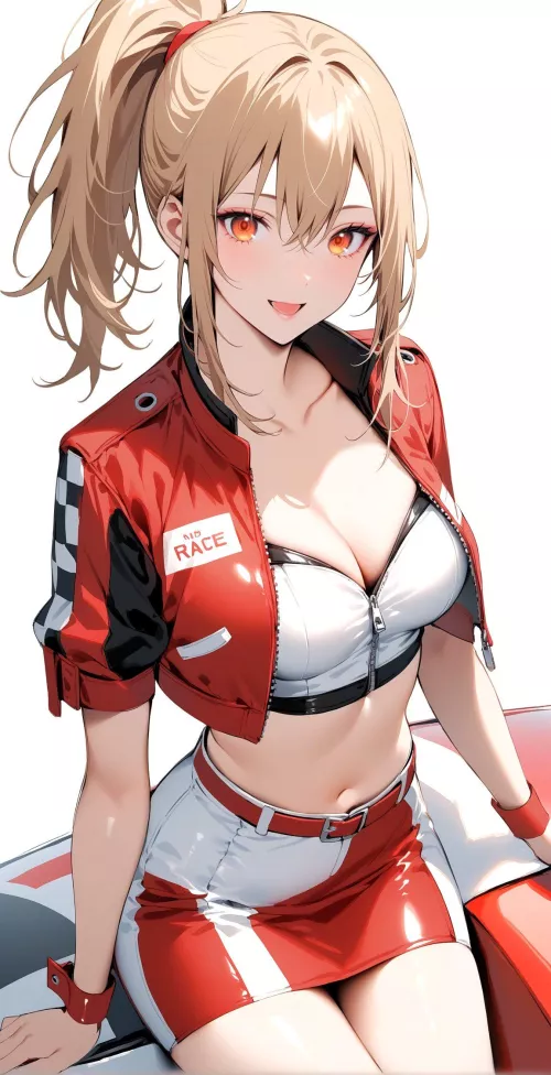 Red Race Queen  by CheetahSperm18