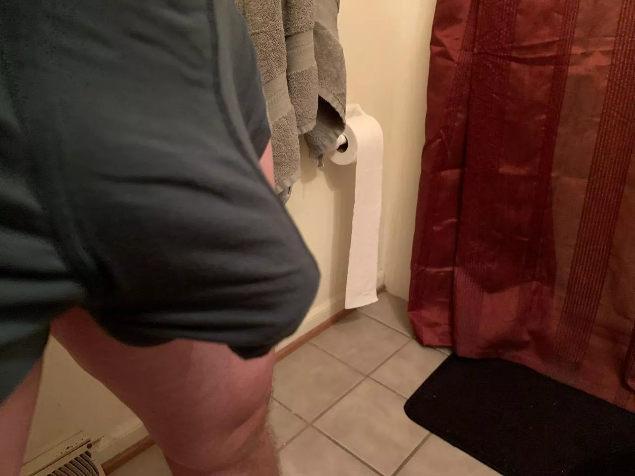 Shower bulge posted by roughrangerrick