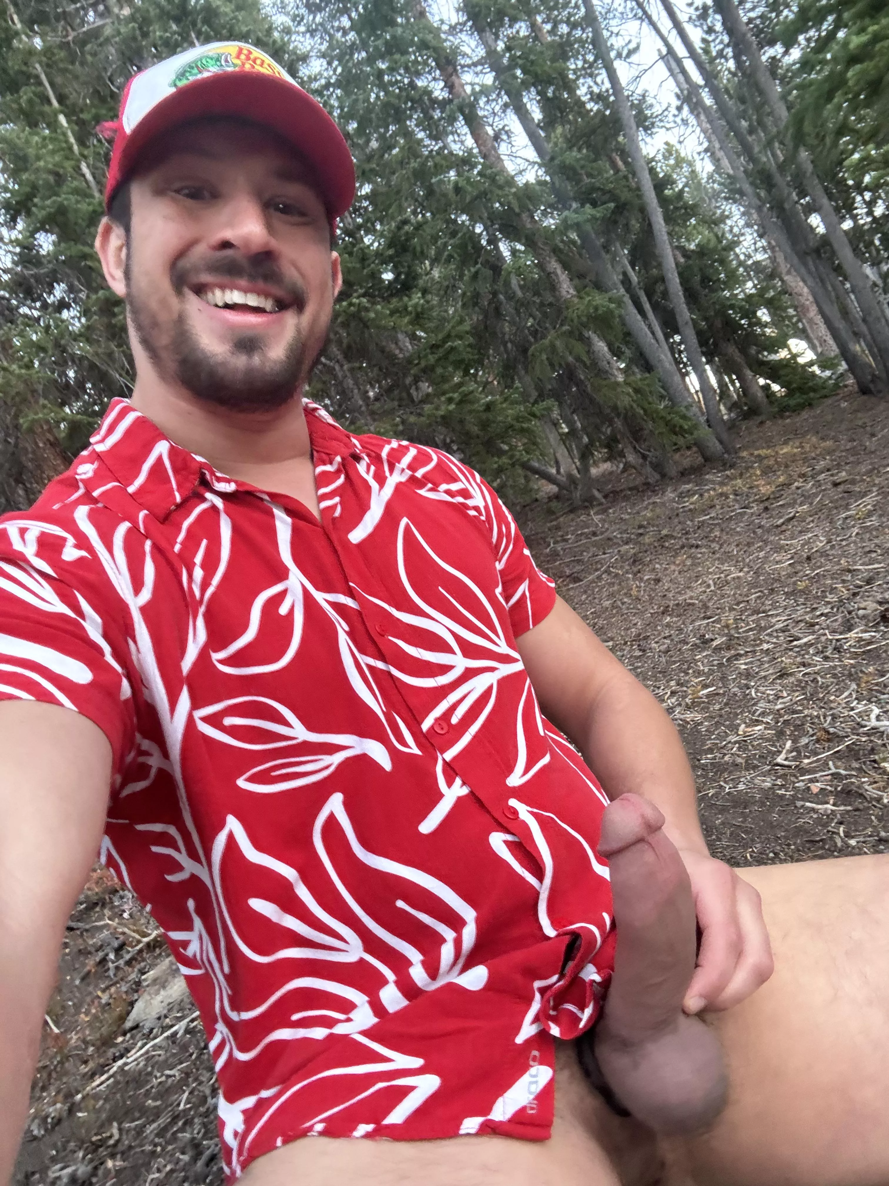 Showing off in the woods 🌲 posted by DashQuemaXL