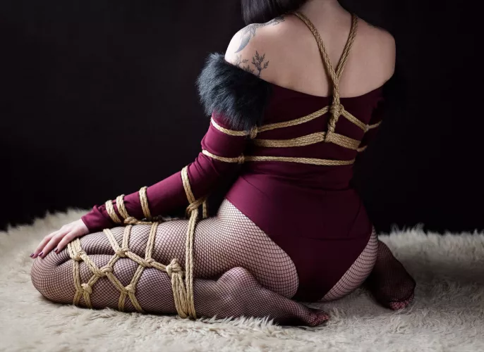 The flow of Rope, Shibari and MVPBlack, jute 6mm rope, '21 by EntertainerOverall36