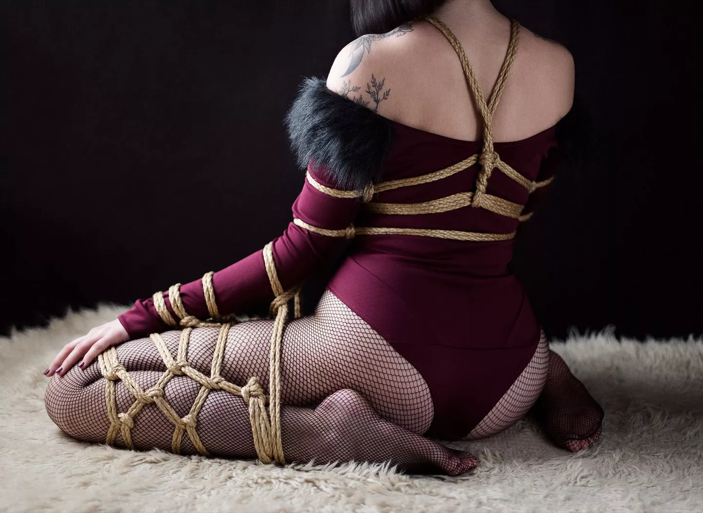 The flow of Rope, Shibari and MVPBlack, jute 6mm rope, '21 posted by EntertainerOverall36