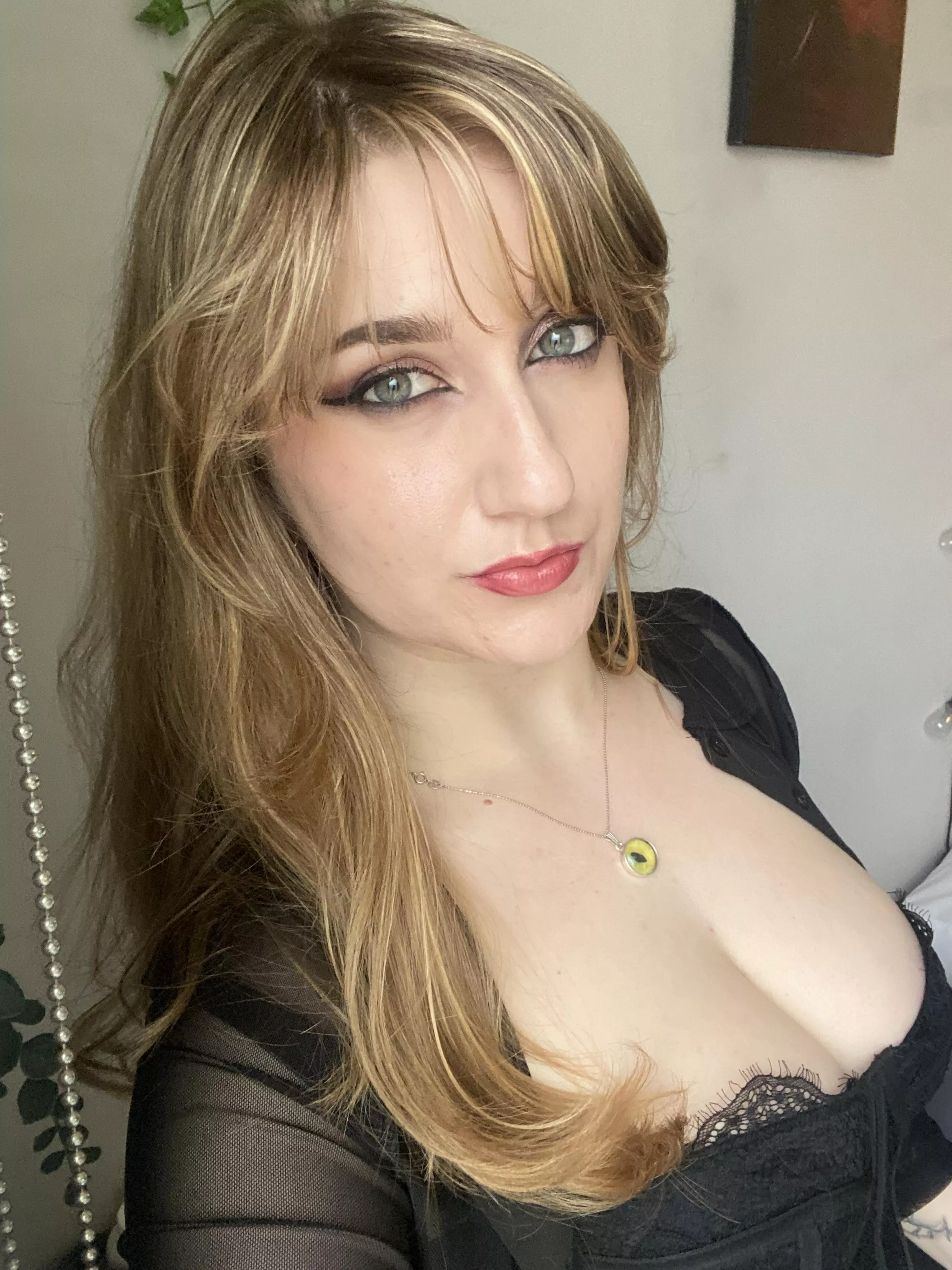 This photo makes me want to cut my bangs again. Debating.  posted by lasciviouslace