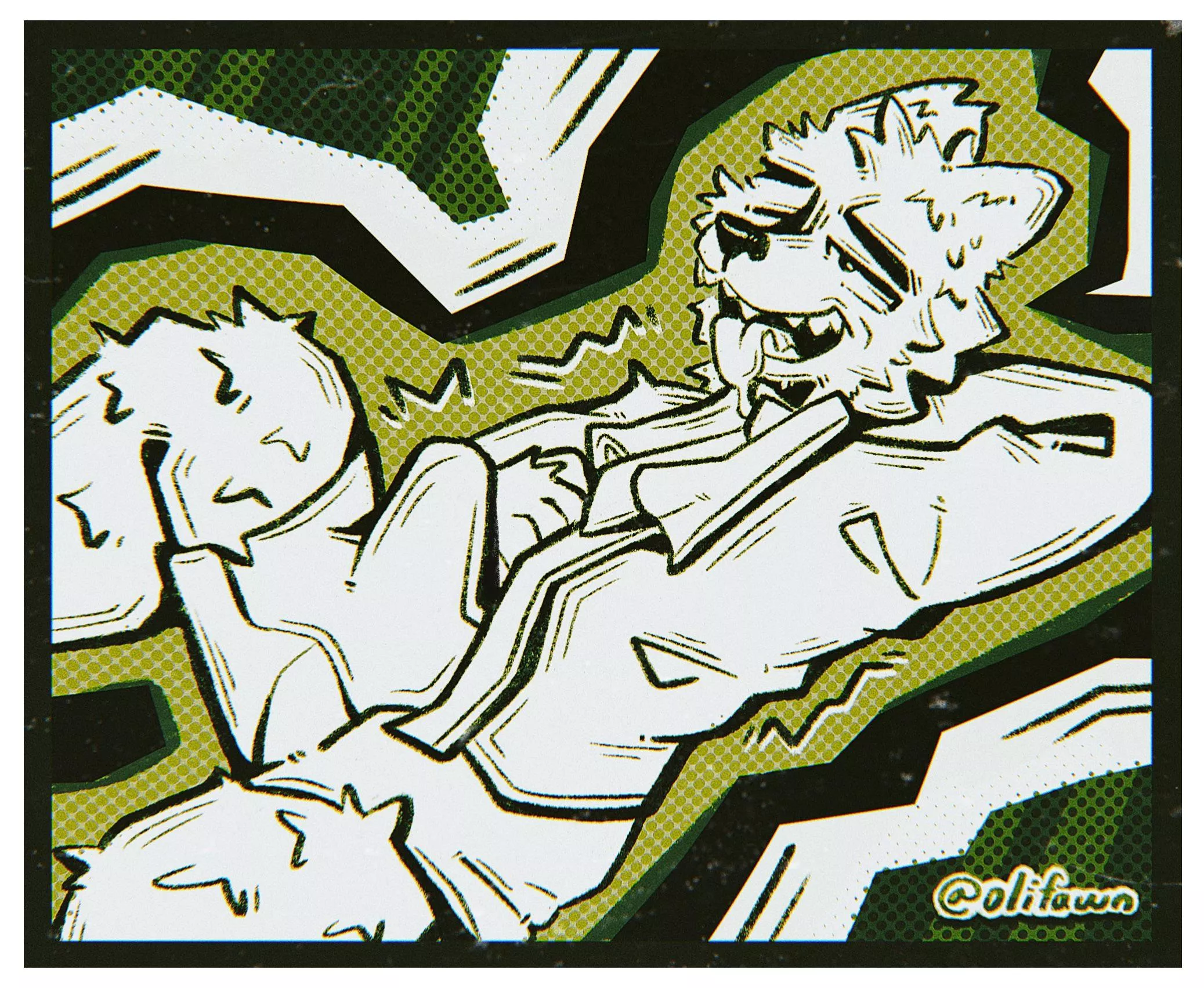 What's the time, Mr Wolf? ⏰ (olifawn) posted by olifawn