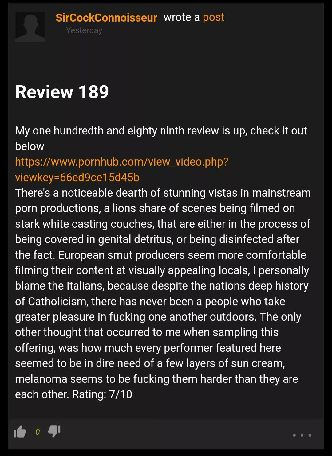 When in doubt, blame the Italians posted by Cmitch1998