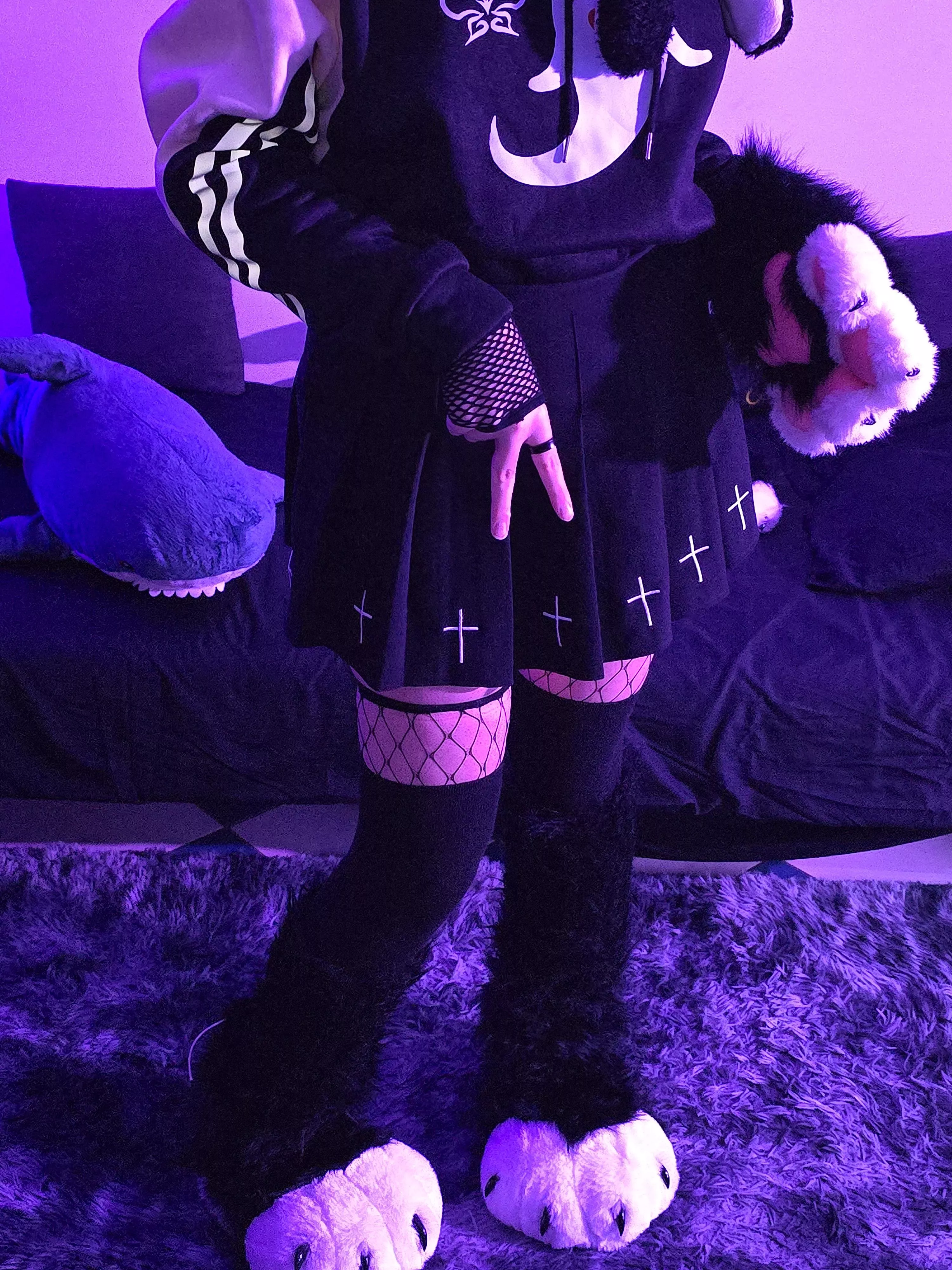 Felt cute and fluffy today... posted by LunarinUwU