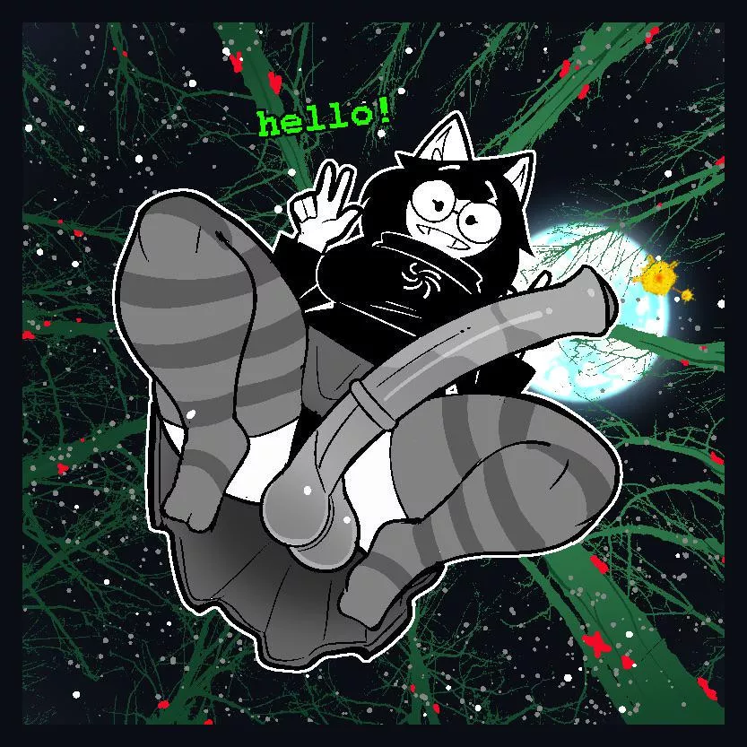 Hello to you too :3 (Welwraith) posted by Beeliame