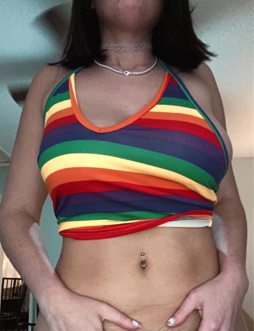 i bought it for u but my boobs keep falling out of it  posted by bangbangreign21