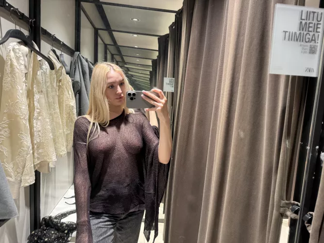 I like to try on different transparent clothes by hotangelYu