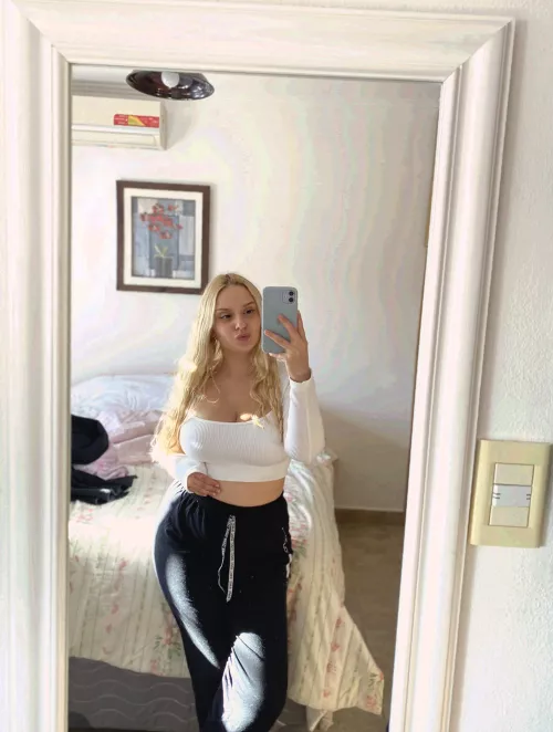 living my best life in crop top  by Puzzleheaded_Tap7362