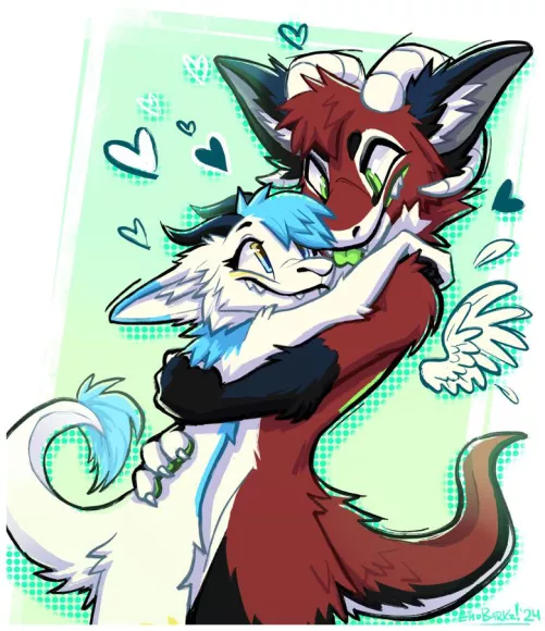 Love doing couples commissions 🤍♥️ by glawg