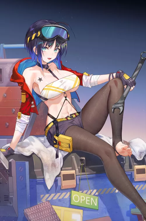 Mechanic Girl [Artist's Original] by CheetahSperm18