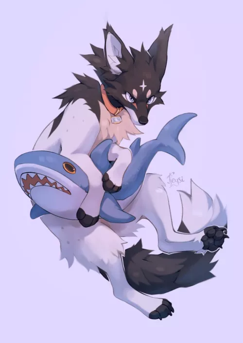 My toy! (art by Reysi) by Bonkers_Reee