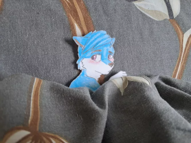 Sleepy head just woke up (art by: me) by DeffyHelfer