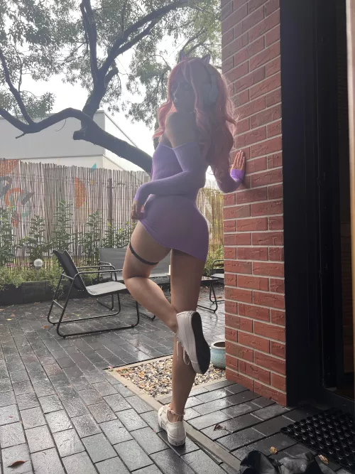 slide it up and see if I have panties on by kittycathydoll