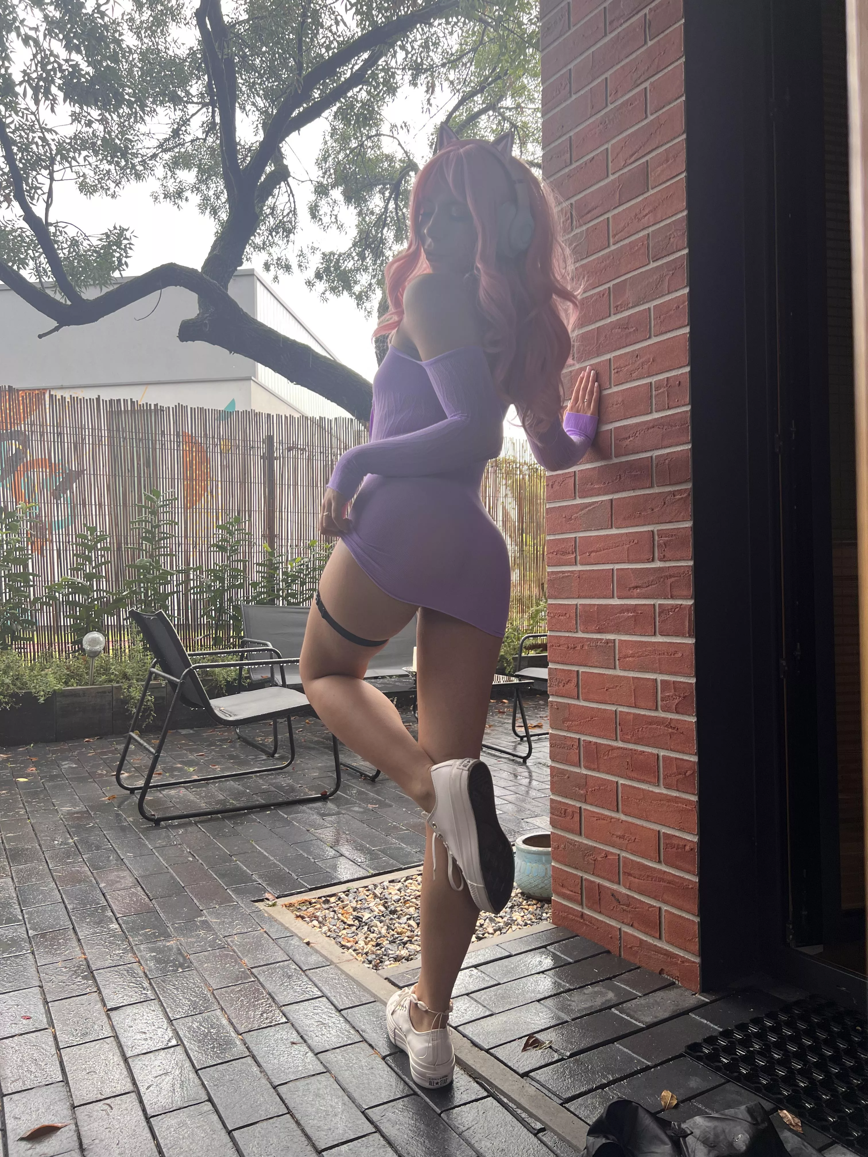 slide it up and see if I have panties on posted by kittycathydoll