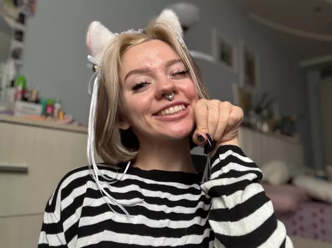 what pet name would you give this happy kitten? by OobNomad