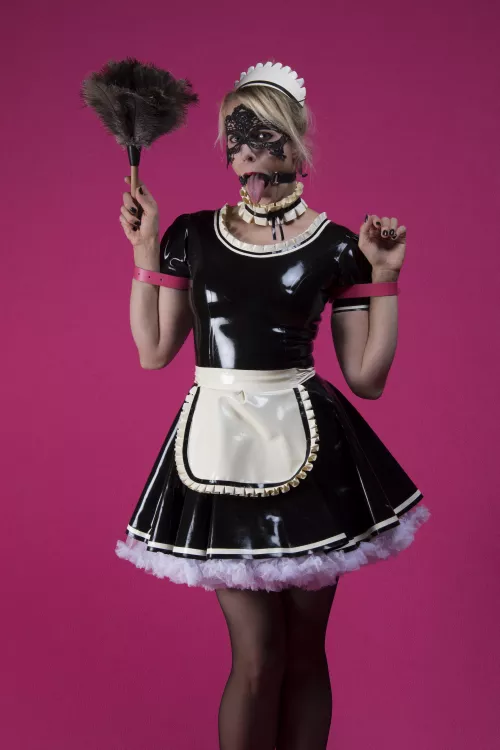 A little fun with my maid.  by yourboundwife