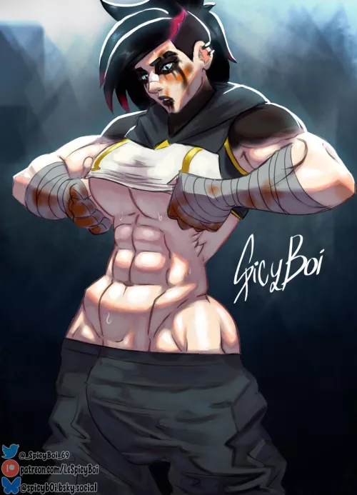 Goth Vi from Arcane 2 (_SpicyBoi_69) by SpicyB0I_