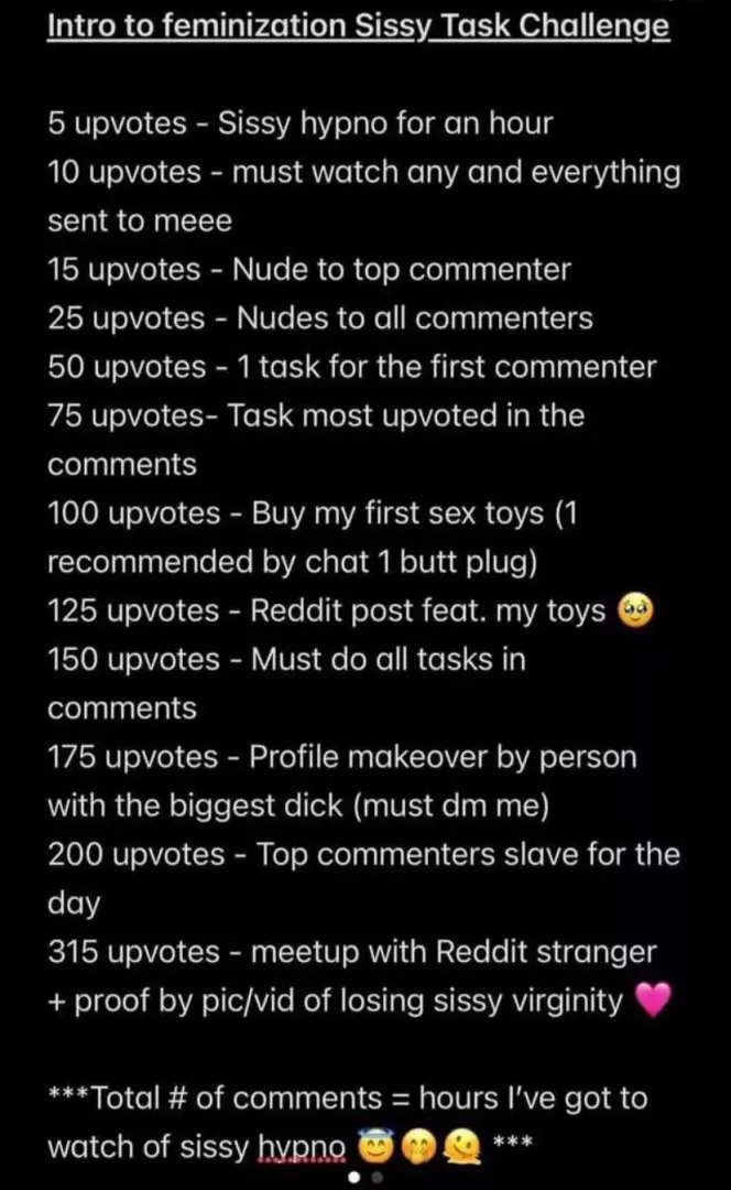 I think I need some training 😈  posted by gaping_sissyboi