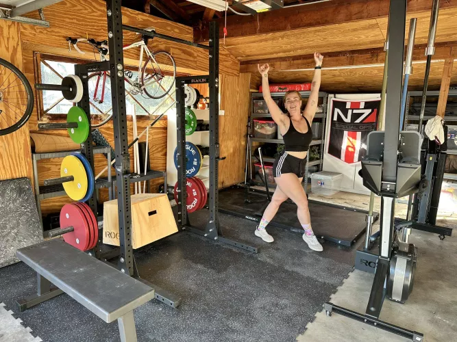 It's not a home until the home gym gets set up! by defnotsiri