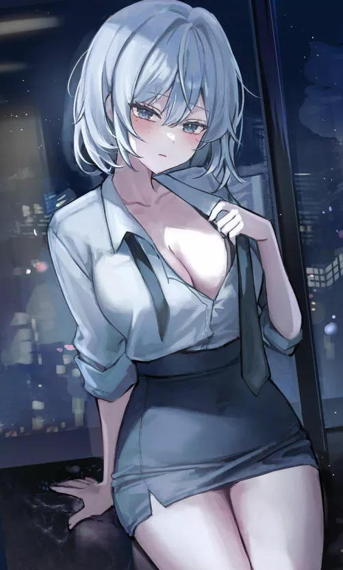 Loosened Tie  by CheetahSperm18