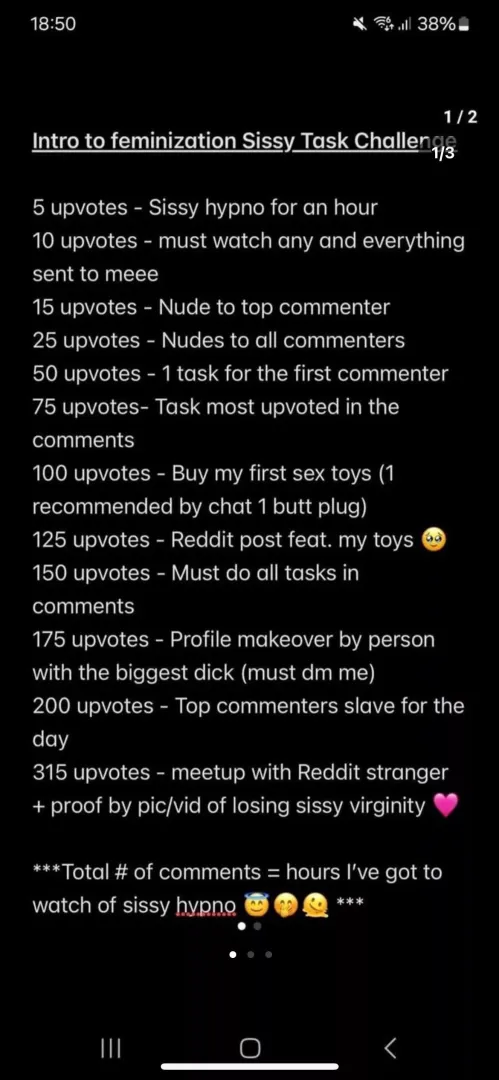 Need someone to turn me into a sissy by [deleted]