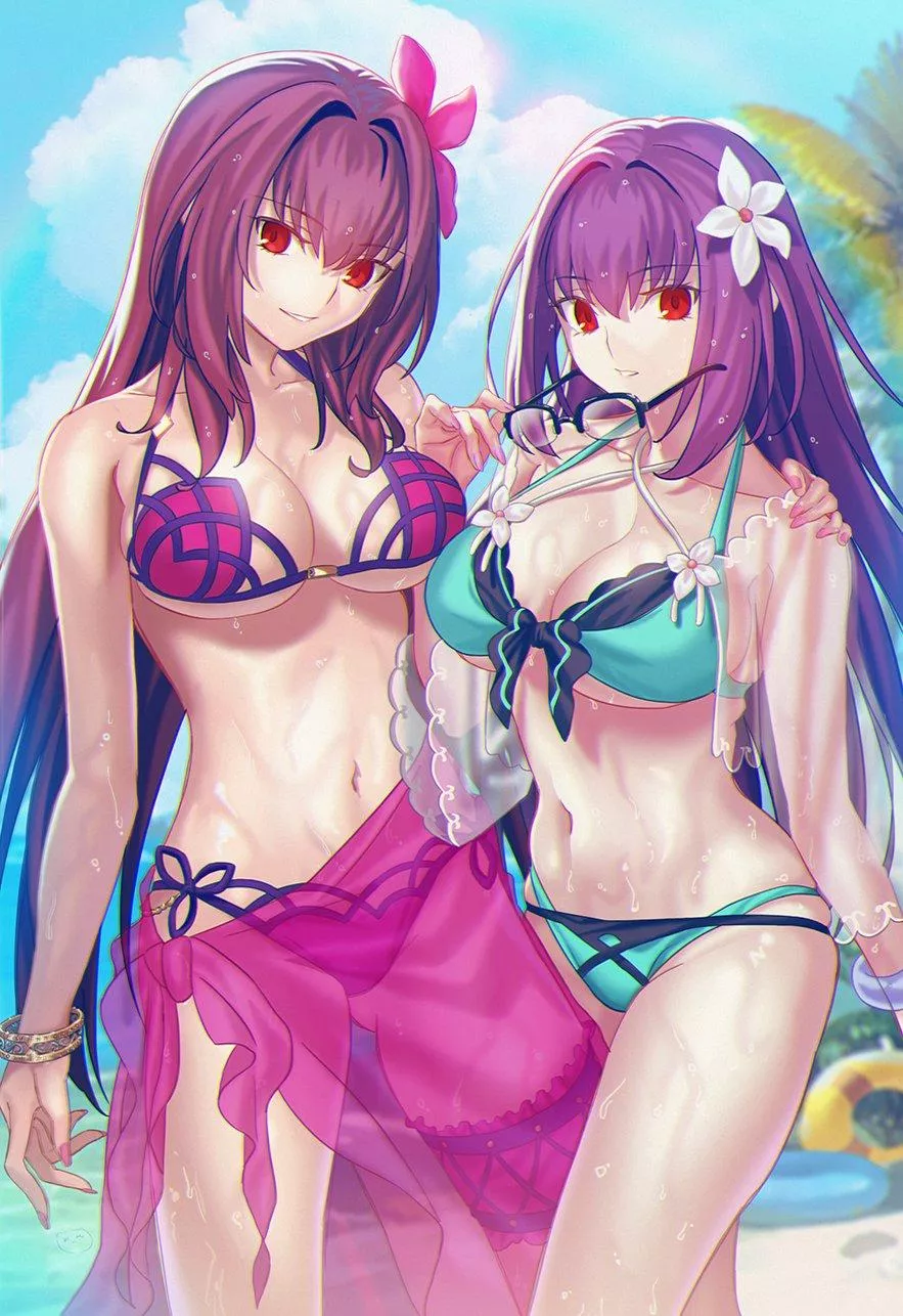 Scathach & Skadi [Fate/GO] posted by CheetahSperm18