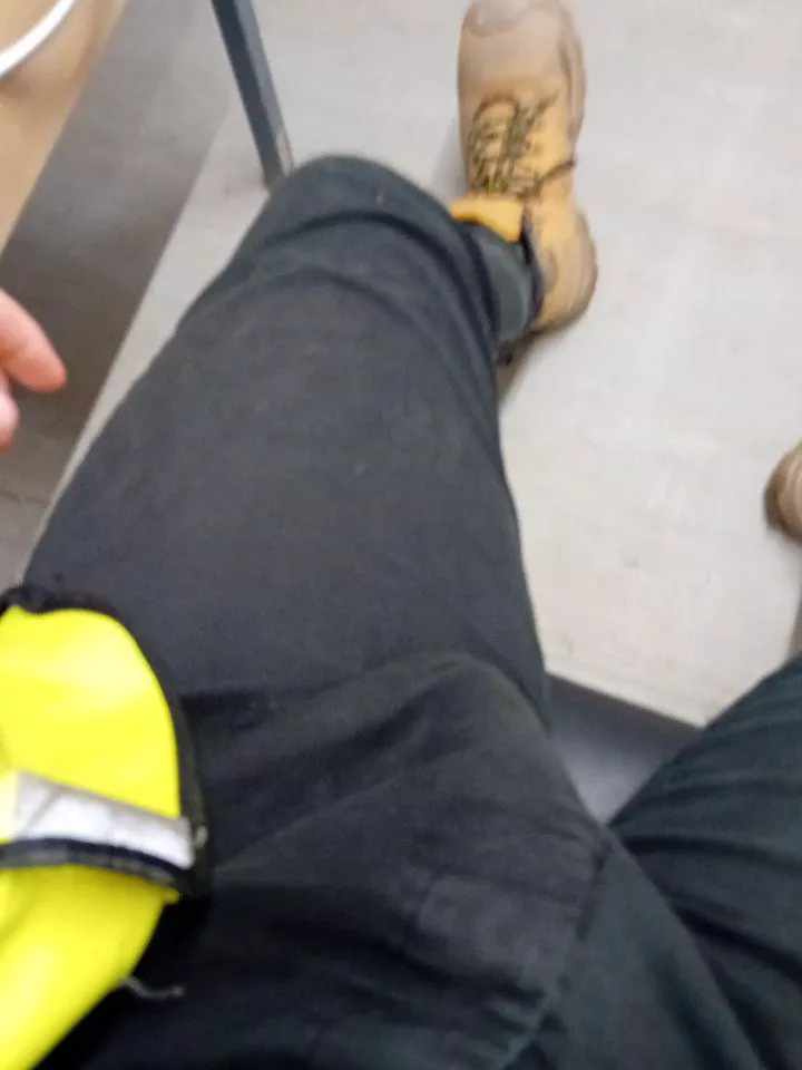 Wonder if the lads in work will notice my bulge [30]  posted by Ukbitradie