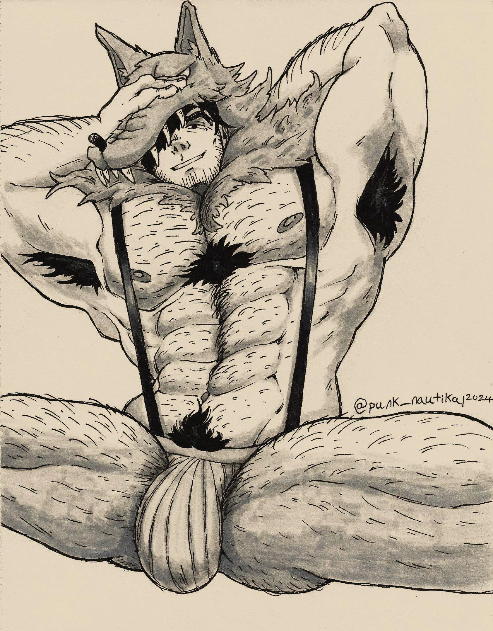 Beowulf spread out (art by me) posted by punk_nautikal