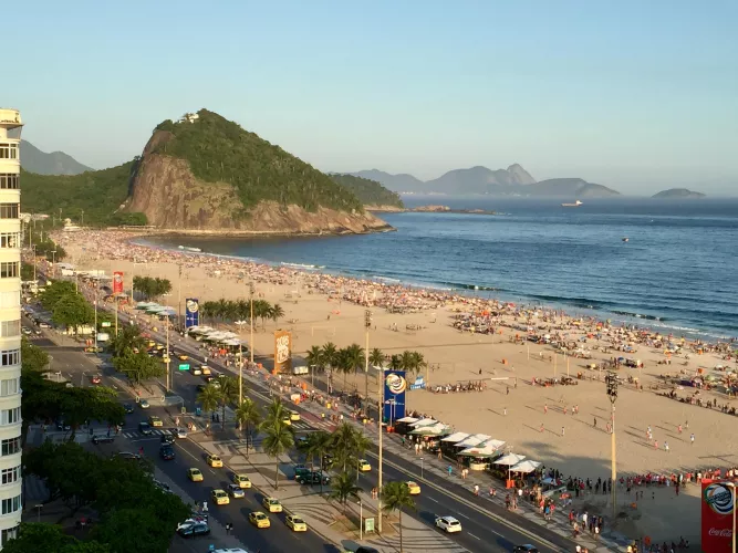 Copacabana Beach, Rio de Janiero by No-Author-2358