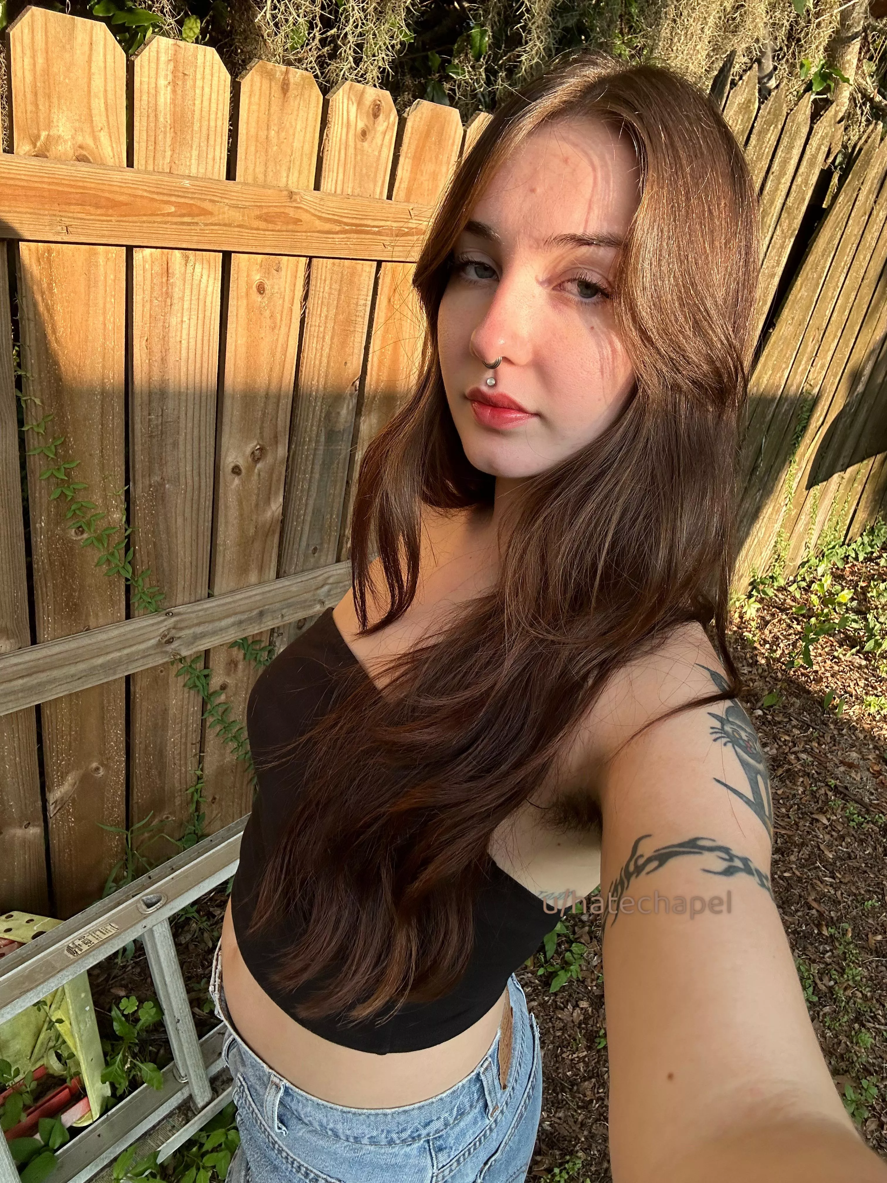 Just a peek 🙈 posted by hatechapel