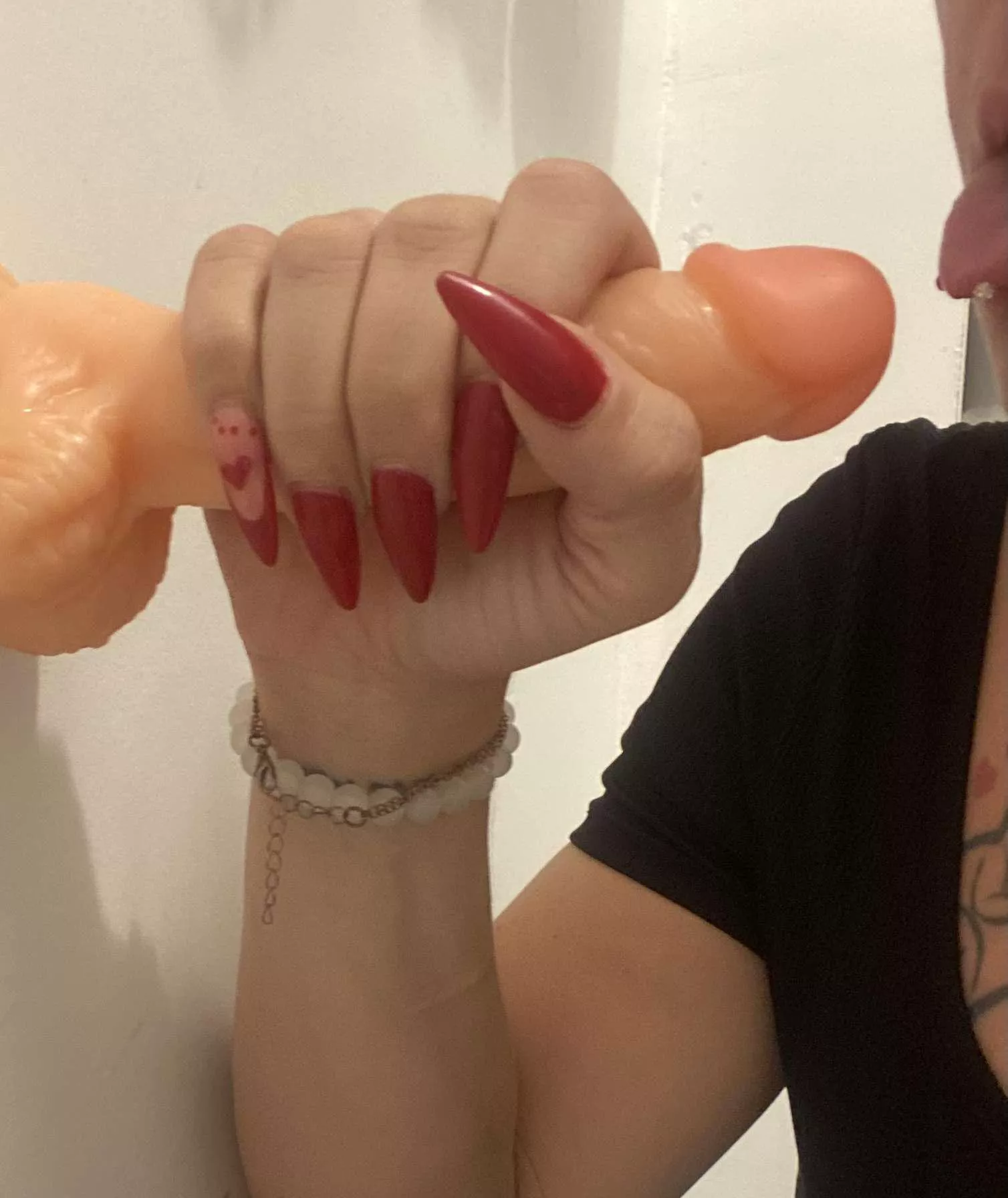 My hands would look better wrapped around the real thing posted by Redheadbby191