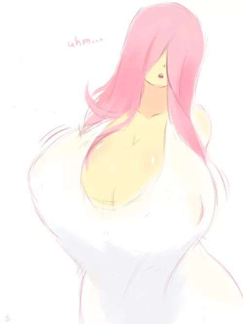 Spooky fluttershy (art by me) by Leather_Vermicelli68