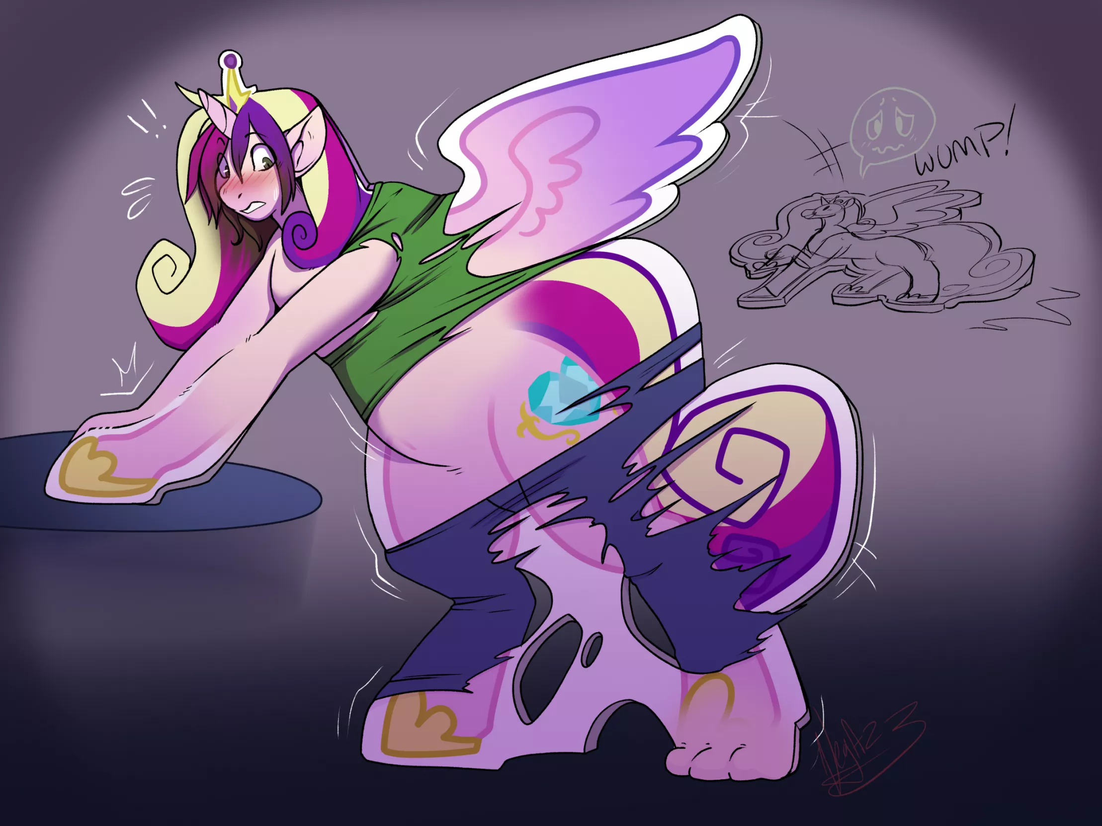 Standee-ing around (Human -> Princess Cadance Standee) [Inanimate] by CrimsonEclipse posted by 66699966699966699960