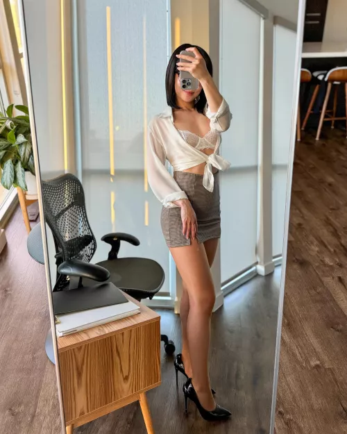 Staying late again, boss? Hope you don't mind if I join you... by fun-sized-asian