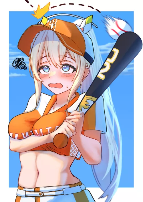 Dizzy baseball girl Tove [Nikke] by Boring_water33