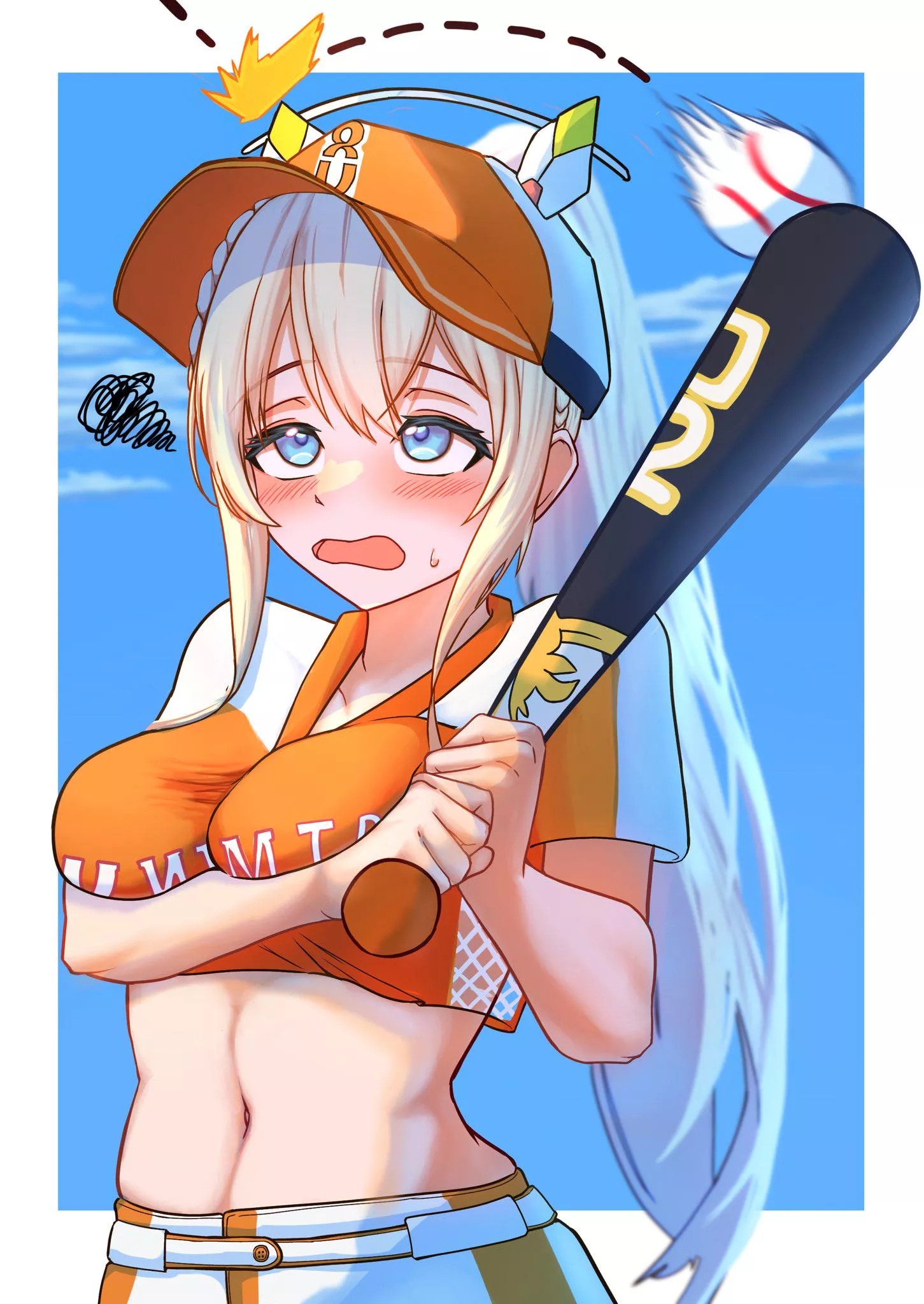 Dizzy baseball girl Tove [Nikke] posted by Boring_water33