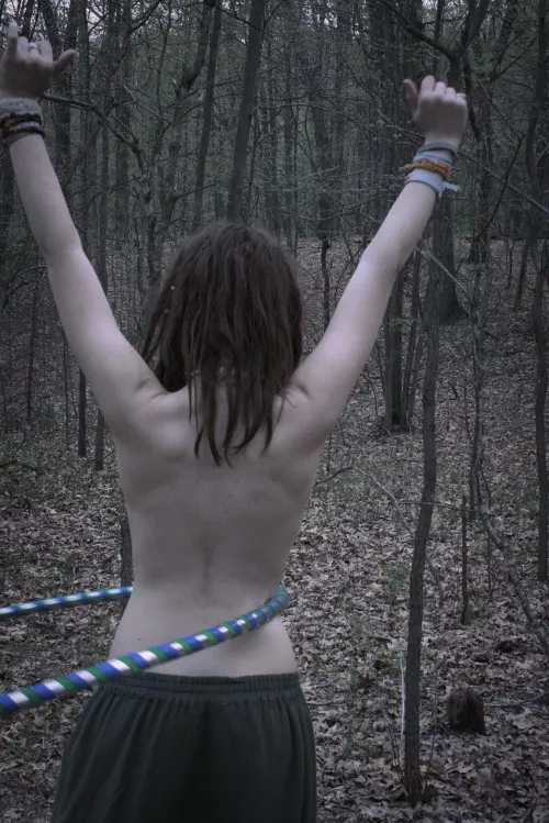 From an older hula hoop session ~ by keyotr