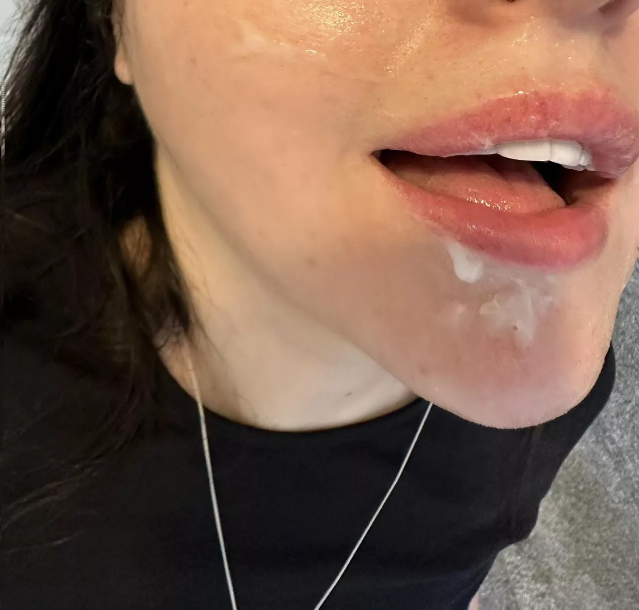 I’m always at my happiest with a face full of cum  posted by MiyaNChris