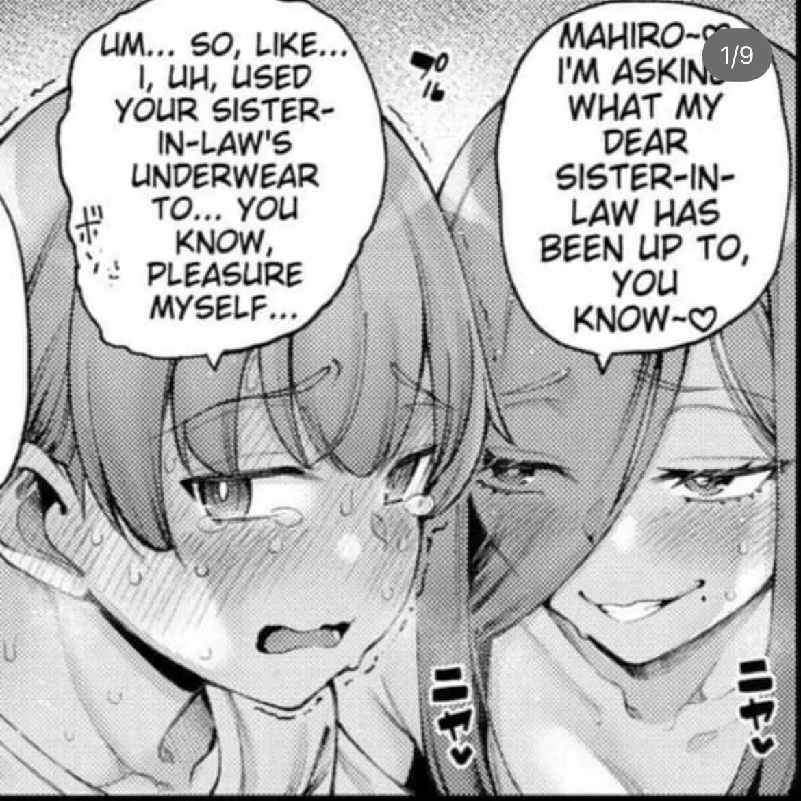 LF Mono Source “Um… so, like… I, uh, used your sister-in-laws underwear to… you know, pleasure myself… Mahiro, I’m asking what my dear sister-in-law up to, you know” posted by evilmeyer7320