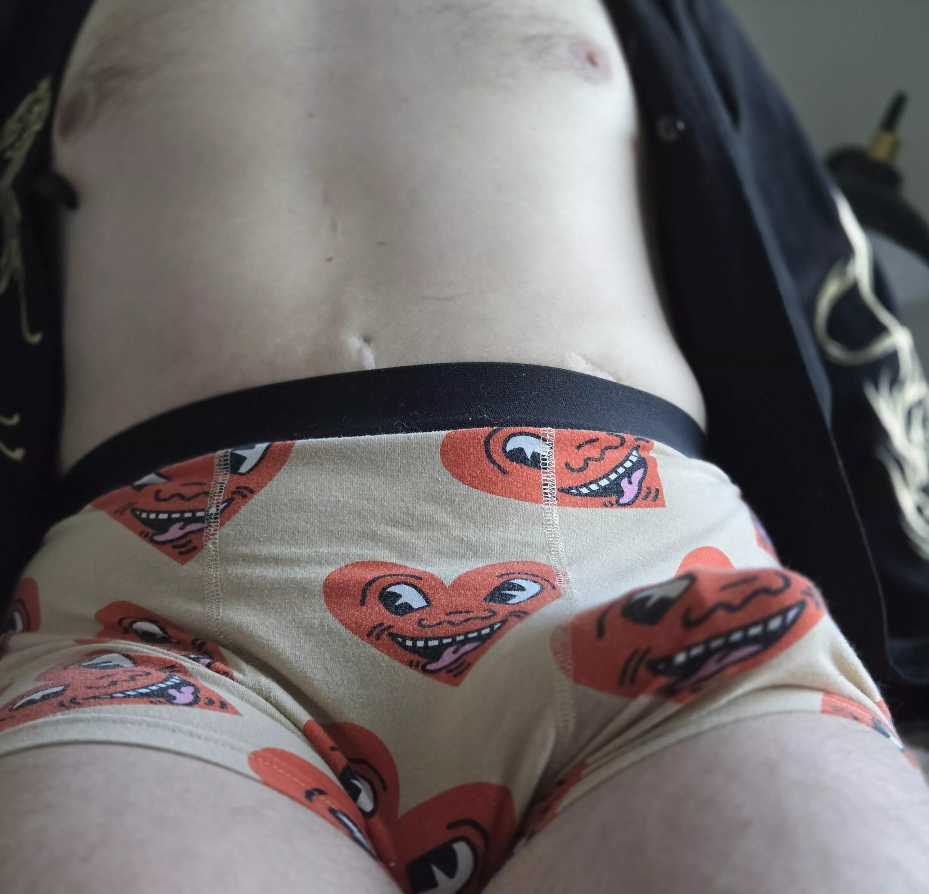 These Keith Haring boxers are super cute posted by thejadehannya