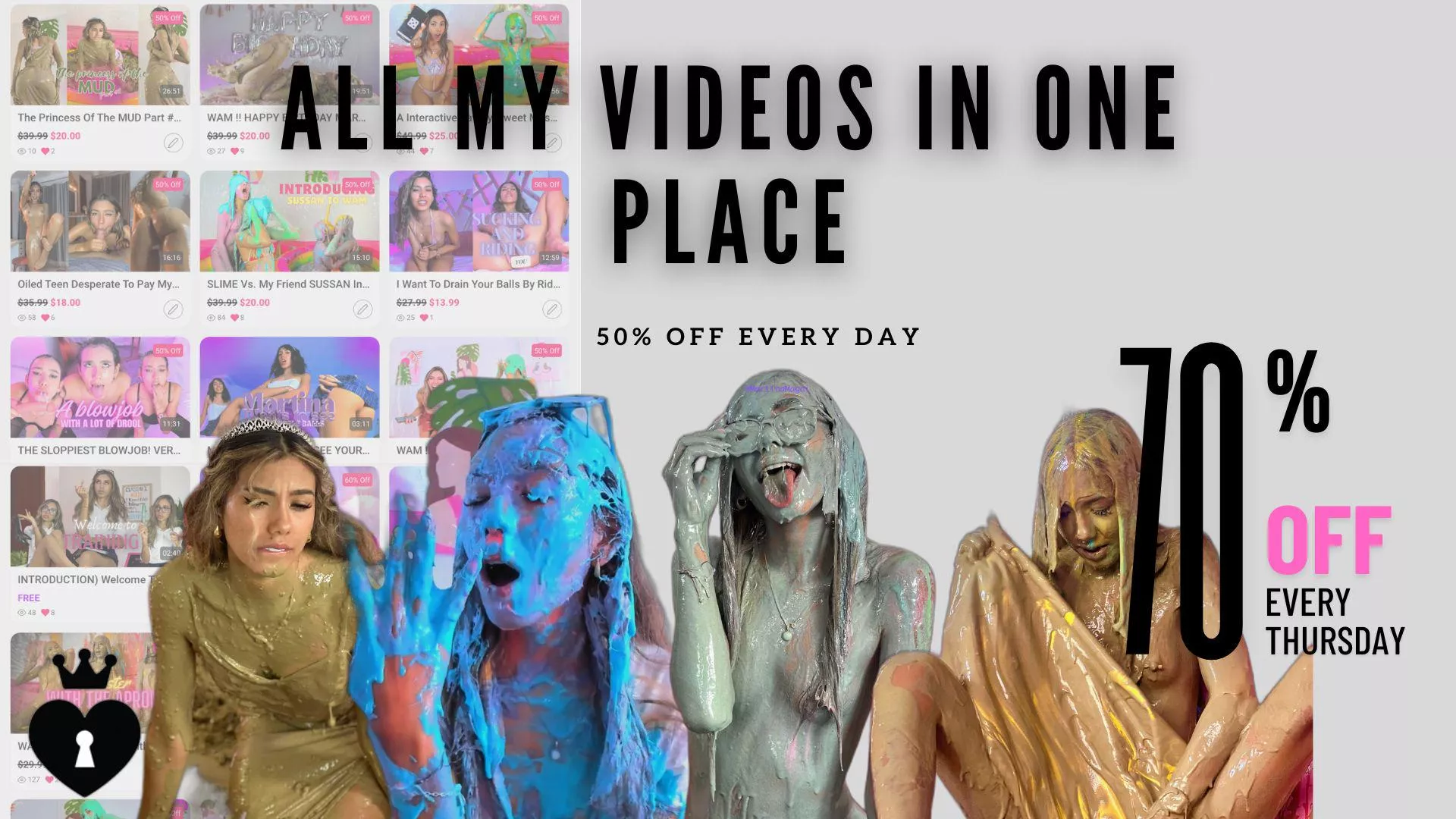 today there is a discount for messy videos posted by MartinaMagni