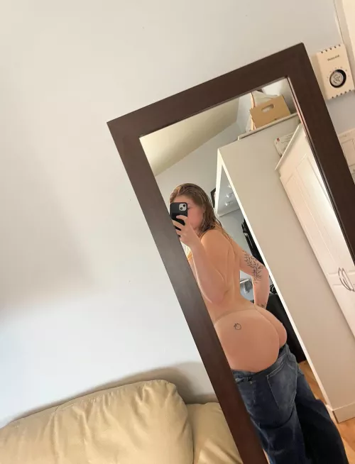 What do you think of my little tan Gstring? by Reya_sunshine_