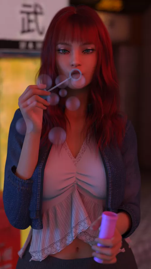 Blowing bubbles now, you later. [IN DUE TIME] by GreeboX