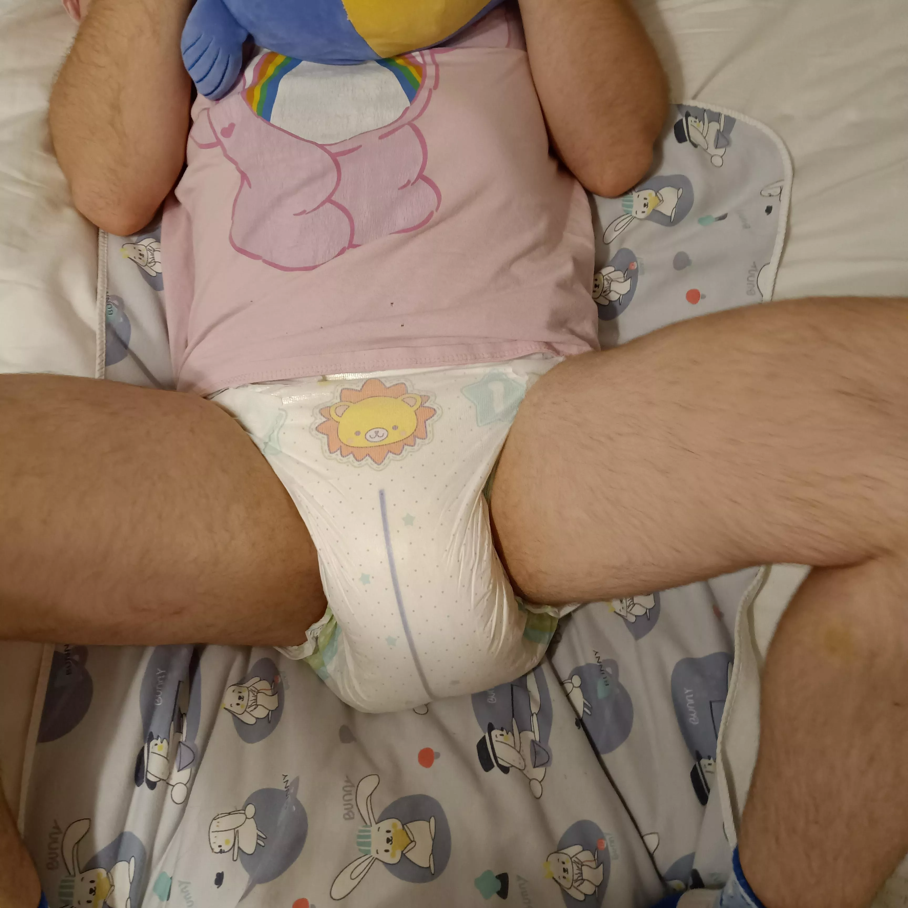 Changing the baby posted by DiaperedGaymers